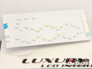 FIAT 500 Dome Light Custom LED Panel - European Version - Tri Color